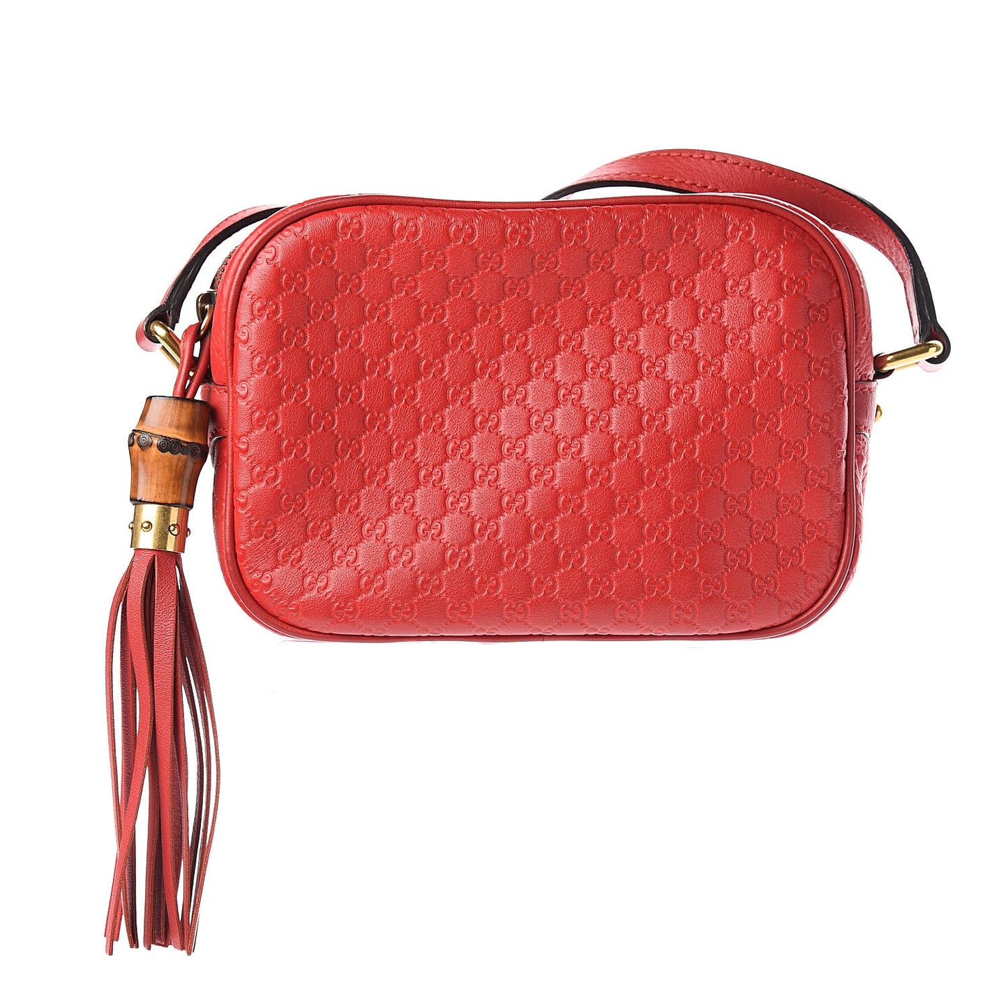 Microguccissima Sunshine Disco Crossbody Bag Red