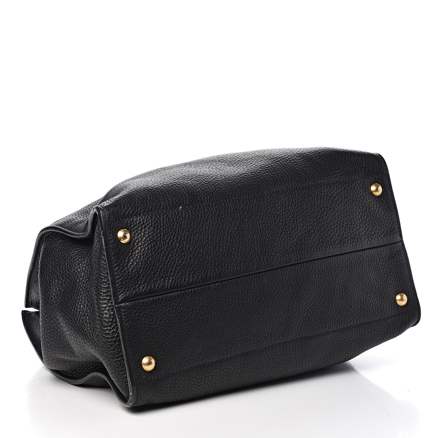 Prada Vitello Daino Tote Black 4 of 13