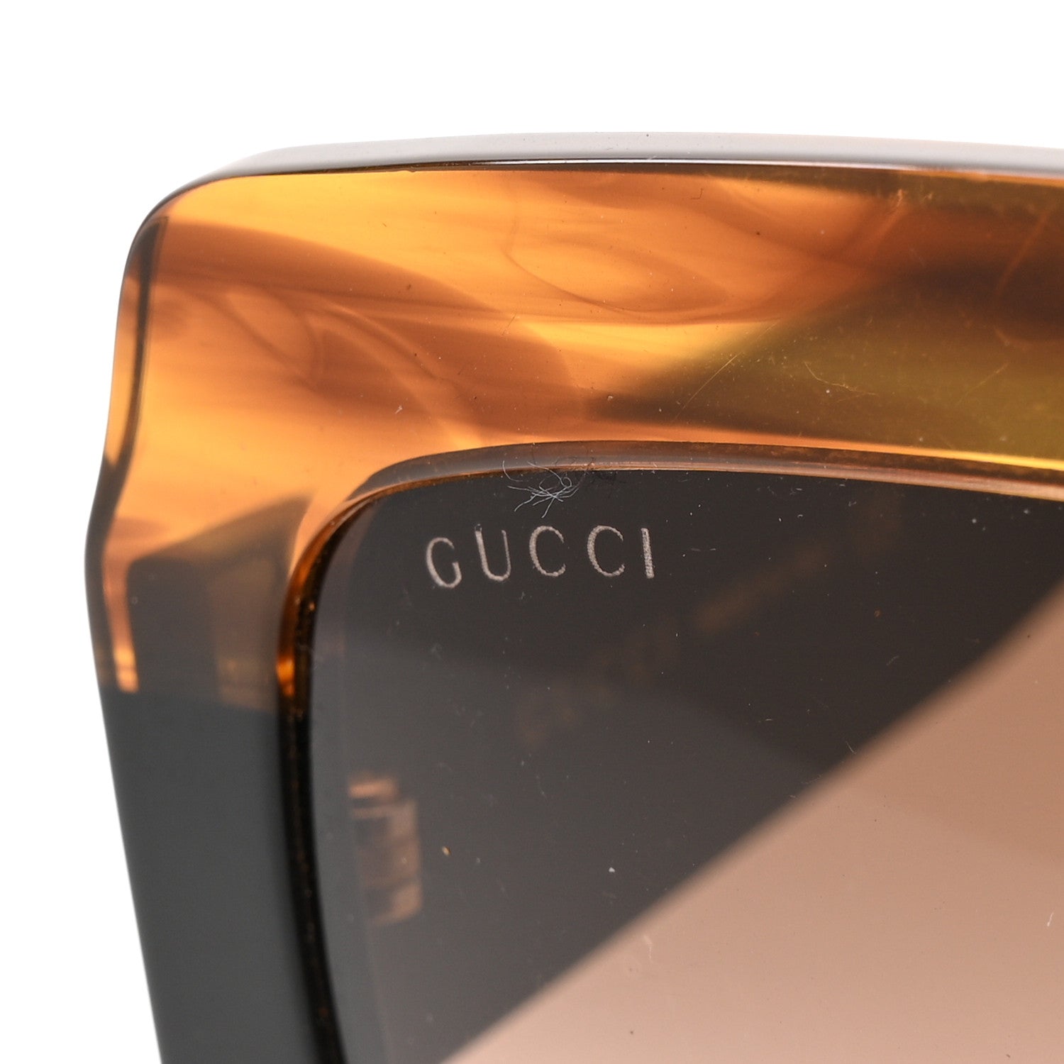 Gucci Square Frame GG0178S Sunglasses Havana 7 of 8