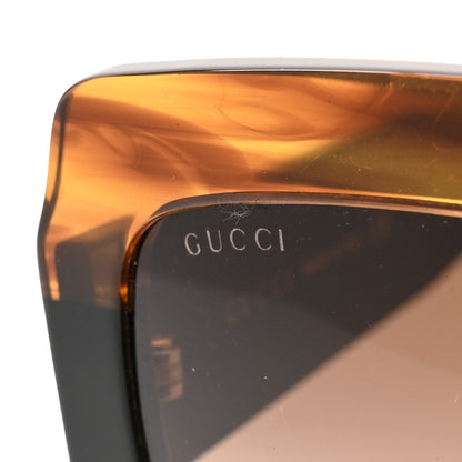 Gucci Square Frame GG0178S Sunglasses Havana 7 of 8
