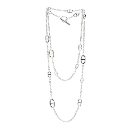 Hermes Sterling Silver Farandole Necklace 120 2 of 4