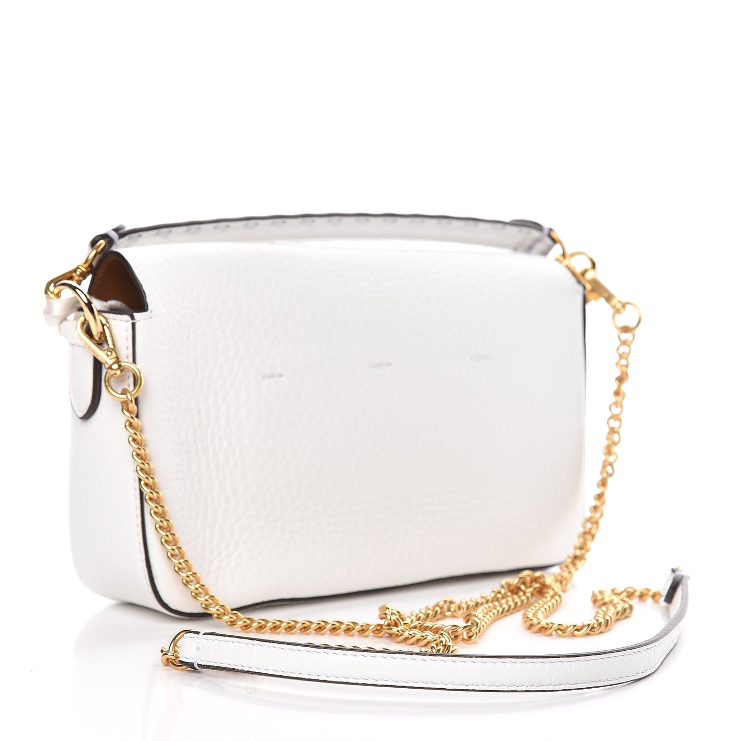 Cuoio Romano Mini Baguette White