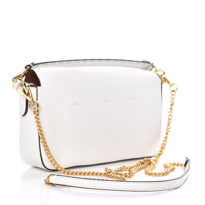 Fendi Cuoio Romano Mini Baguette White 3 of 11
