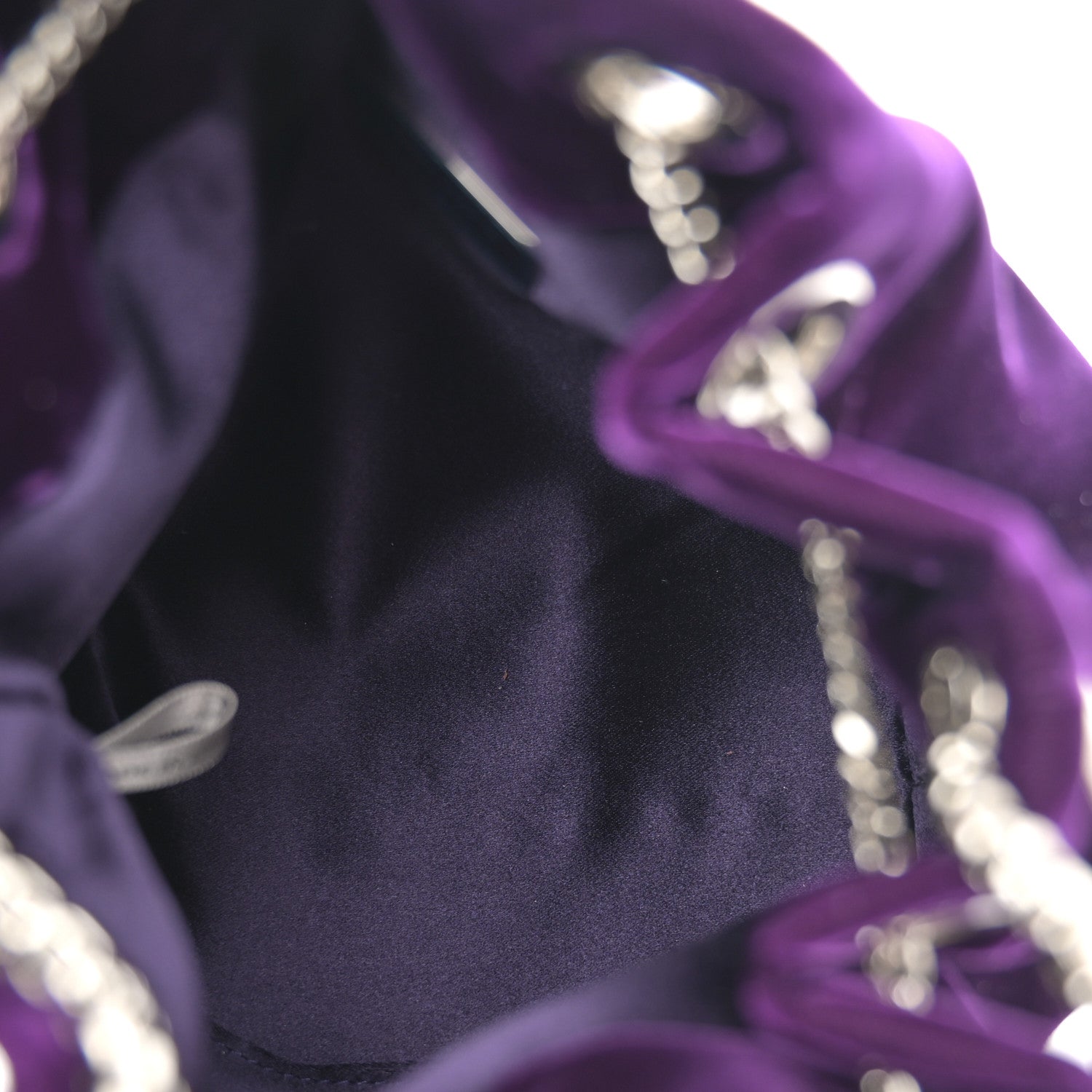 Jimmy Choo Velvet Bon Bon Bag Acai 5 of 9