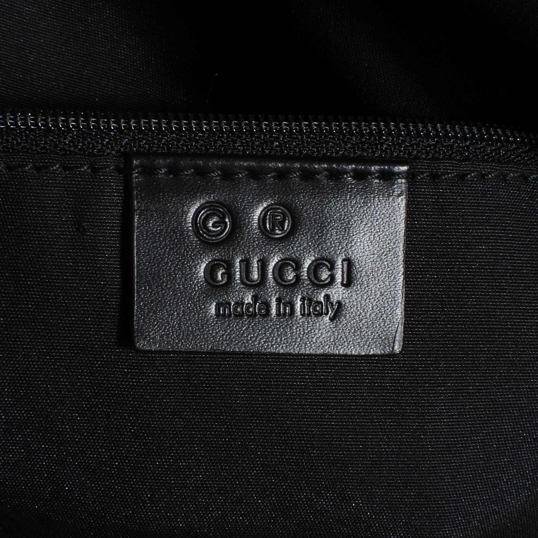 Gucci Nylon Monogram Full Moon Tote Black 5 of 8