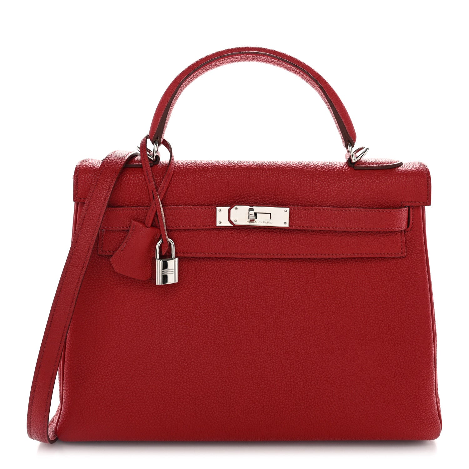 Hermes Togo Kelly Retourne 32 Rouge Vif 1 of 14
