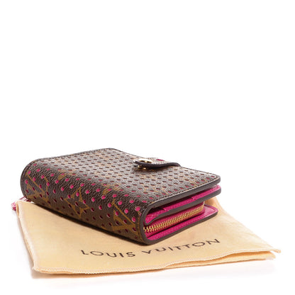 Louis Vuitton Monogram Perforated Compact Zipped Wallet Fuchsia 4 of 7