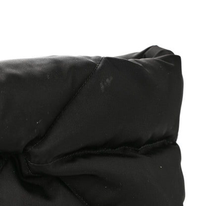 Prada Re-Nylon Triangle Padded Tote Bag Black 11 of 11