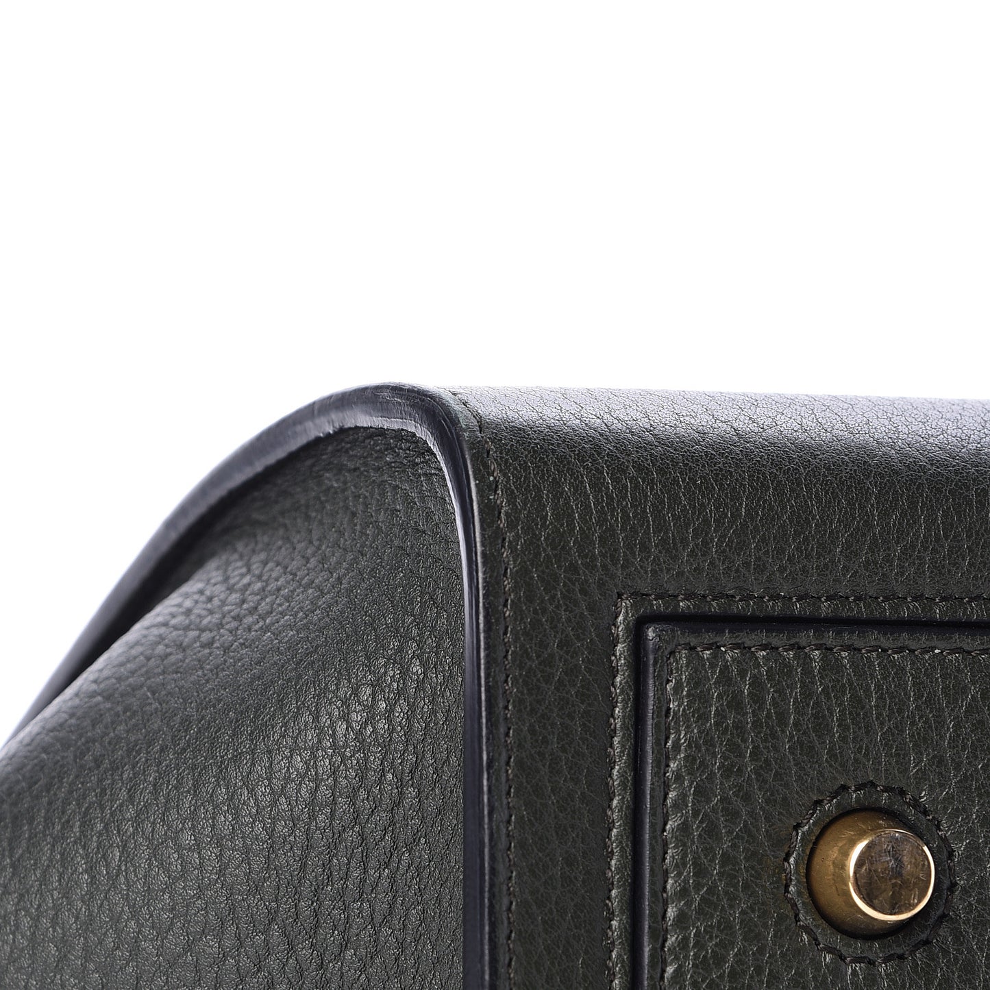 Grained Calfskin Small Tie Knot Tote Anthracite