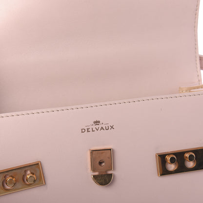 Delvaux Smooth Calfskin Mini Tempete Satchel Pink 9 of 11