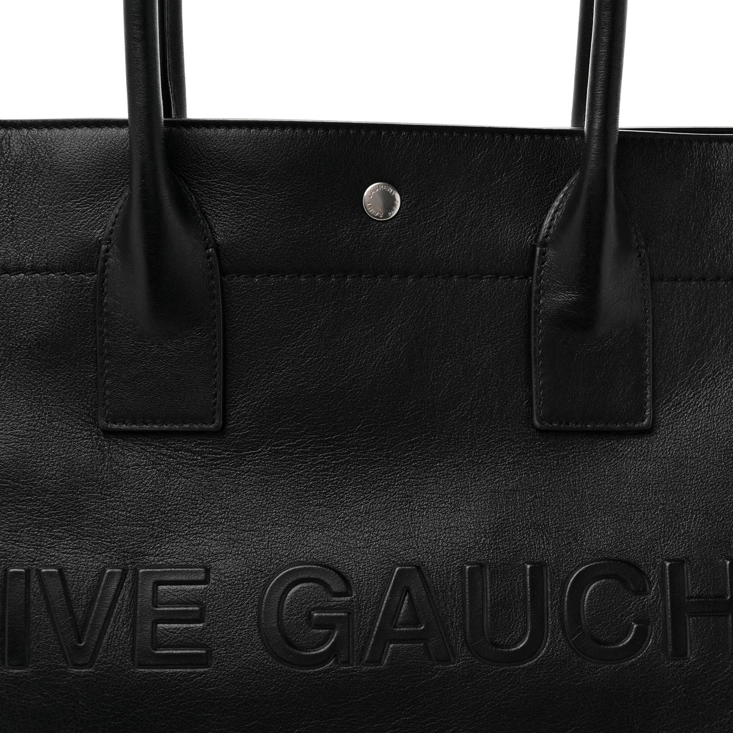 Vitello Rive Gauche Large Tote Black