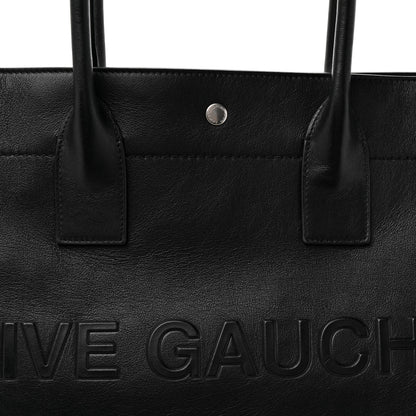 Saint Laurent Vitello Rive Gauche Large Tote Black 8 of 13