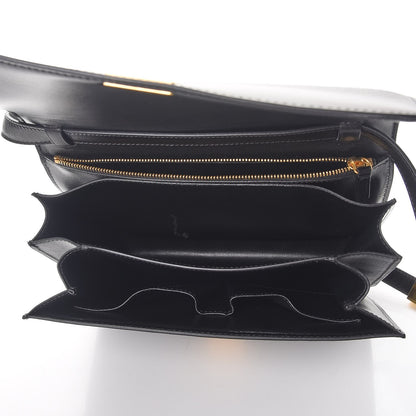 Celine Box Calfskin Medium Classic Box Flap Bag Black 5 of 8
