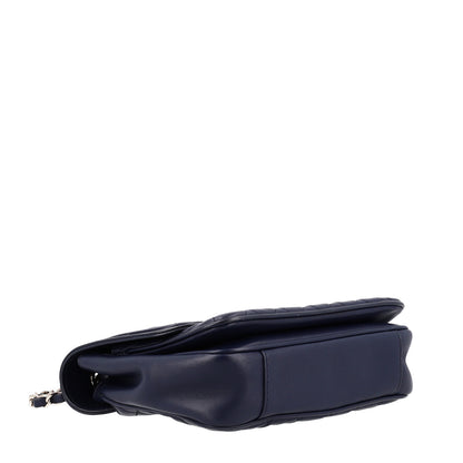 Chanel Lambskin Quilted Medium Lovely Day Flap Blue 4 of 10
