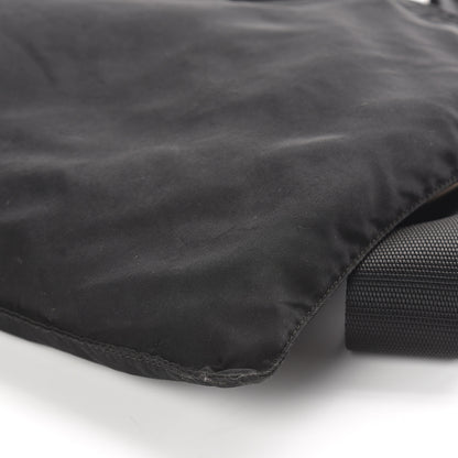 Prada Nylon Small Flat Messenger Bag Black 7 of 7