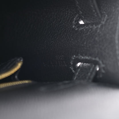 Hermes Epsom Kelly Sellier 25 Black 22 of 39