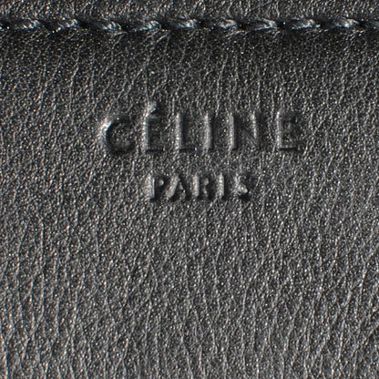 Celine Calfskin Medium Phantom Luggage Black 6 of 8
