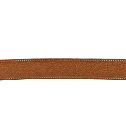 Hermes Box Togo 32mm H Belt 105/42 Black Gold 3 of 5