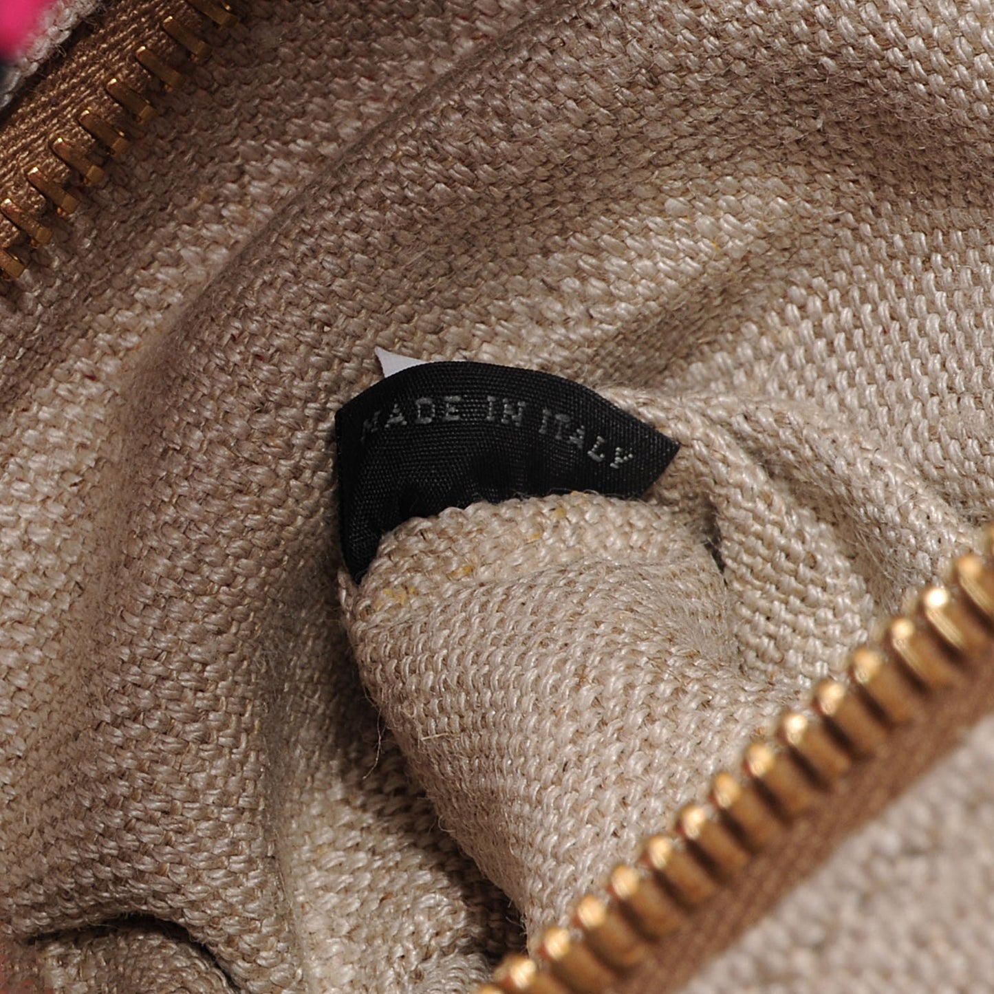 Canapa Striped Tote Fuxia