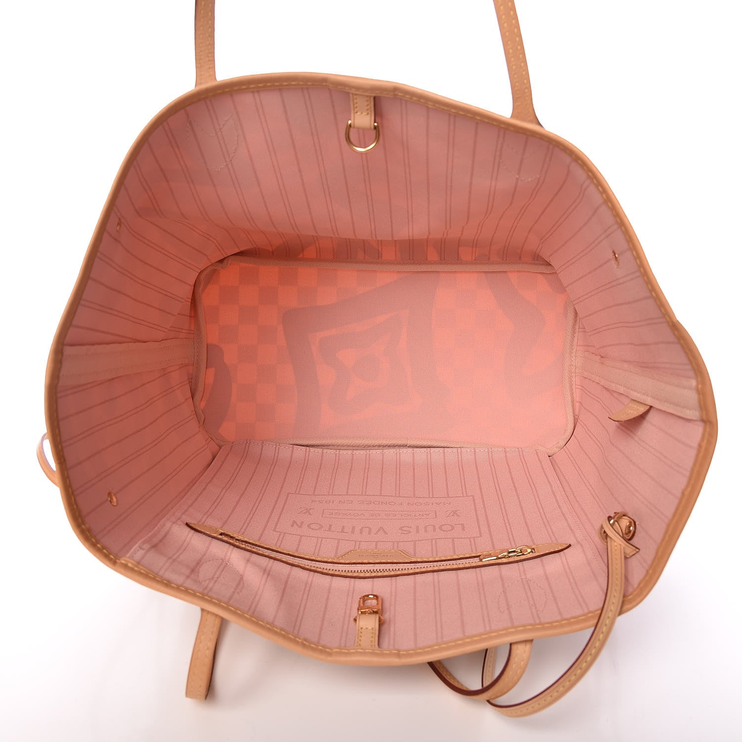 Louis Vuitton Damier Azur Tahitienne Neverfull MM 6 of 11