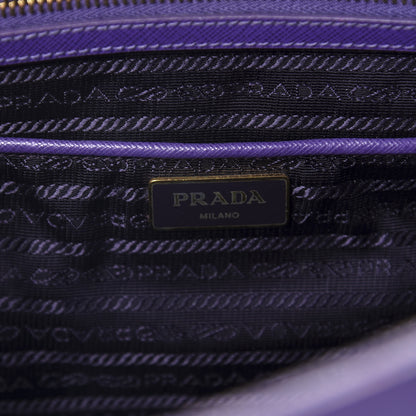 Prada Saffiano Medium Galleria Double Zip Tote Viola 9 of 11