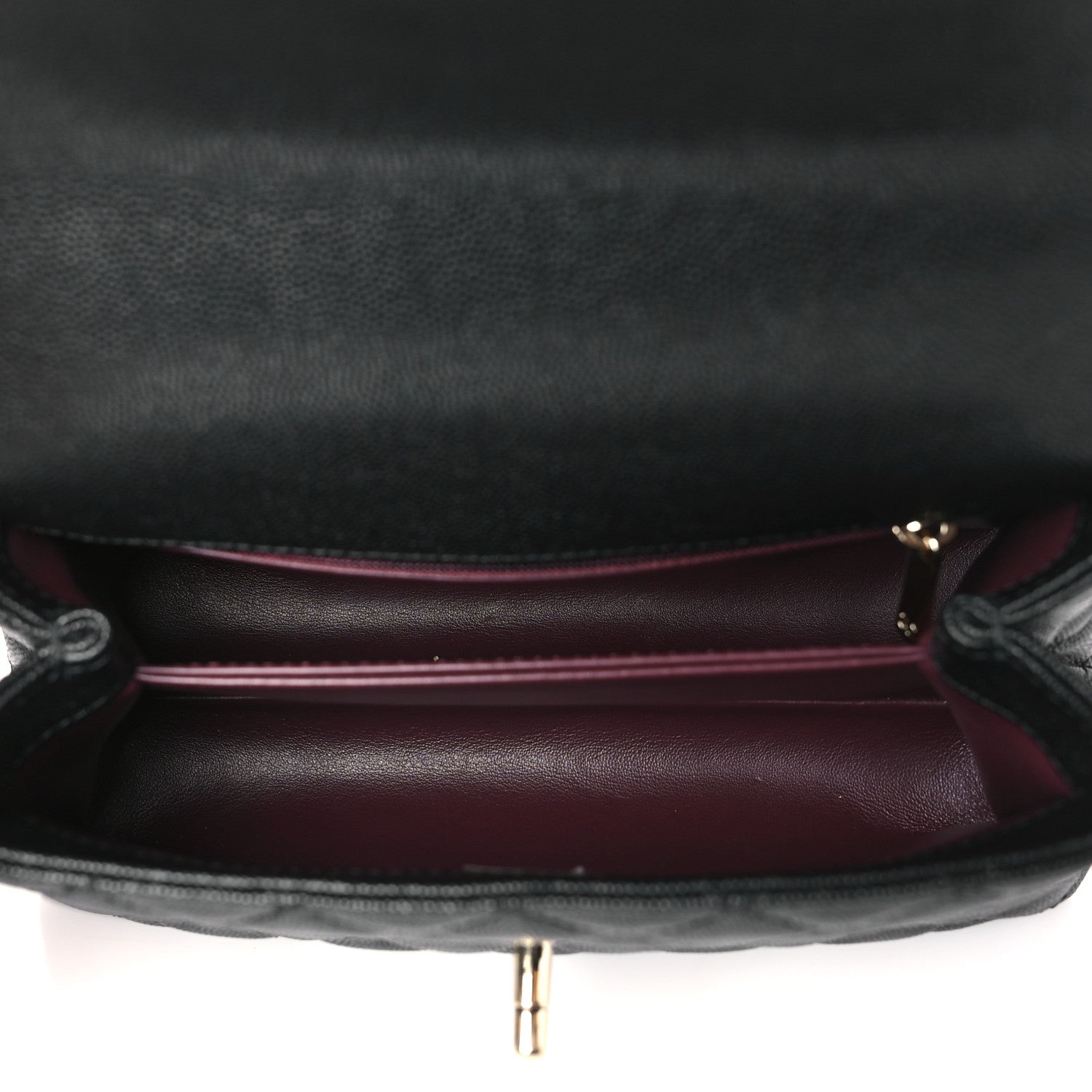 Chanel Caviar Quilted Mini Coco Handle Flap Black 5 of 10