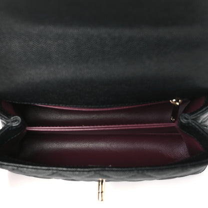Chanel Caviar Quilted Mini Coco Handle Flap Black 5 of 10