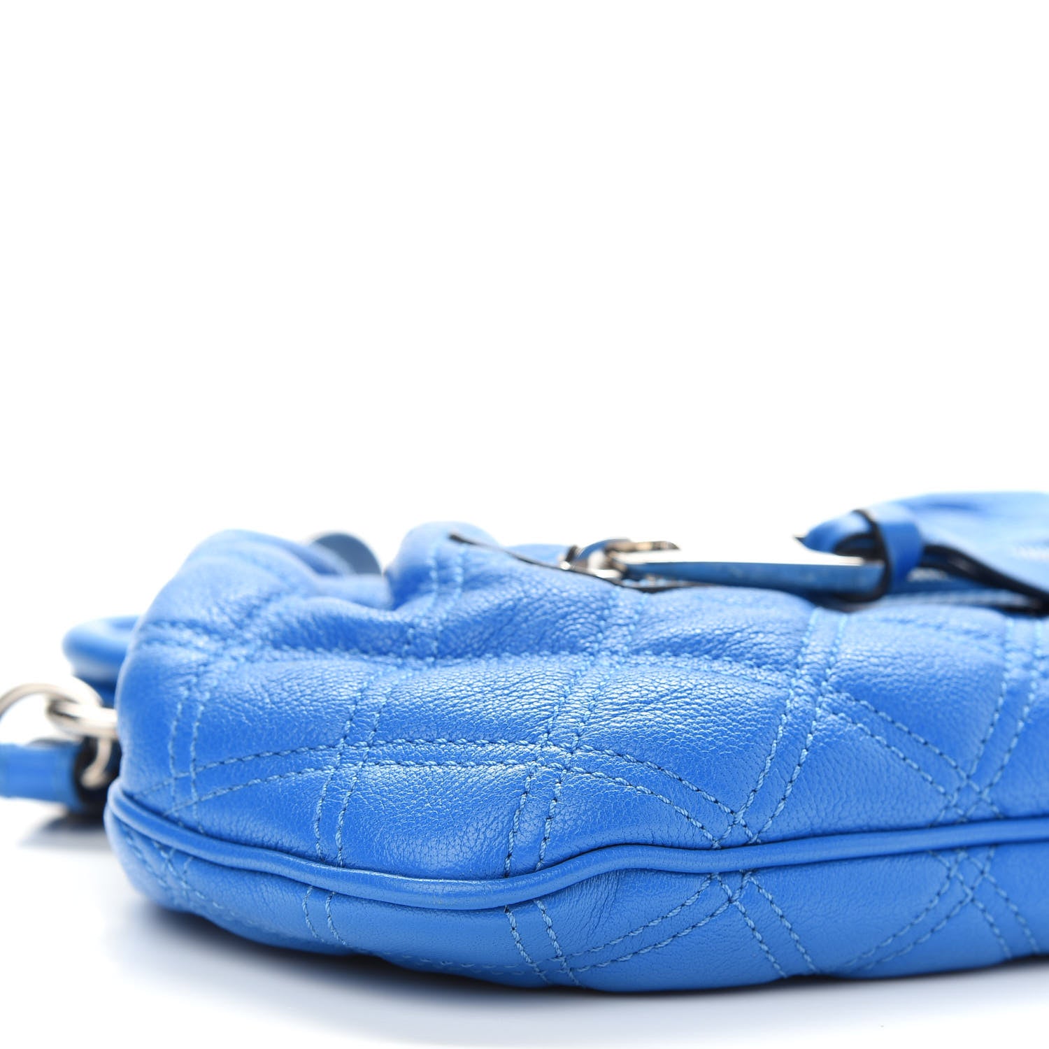 Marc Jacobs Calfskin Quilted Little Stam Bright Blue 7 of 8