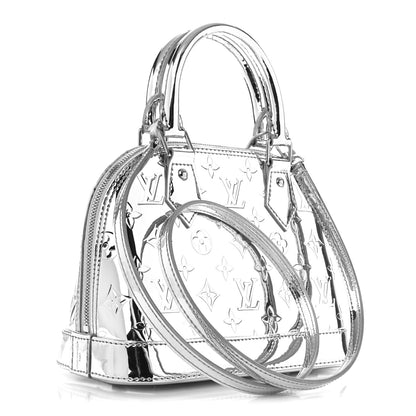 Louis Vuitton Monogram Miroir Alma BB Silver 4 of 9