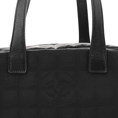 Chanel Nylon Travel Bowler Black 8 of 14