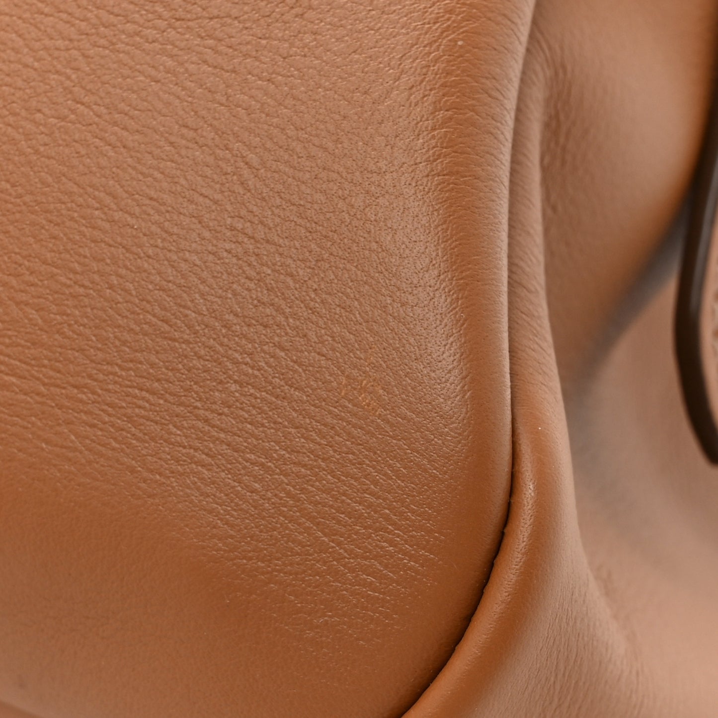 Soft Calfskin Large Aimée Shoulder Bag Caramel