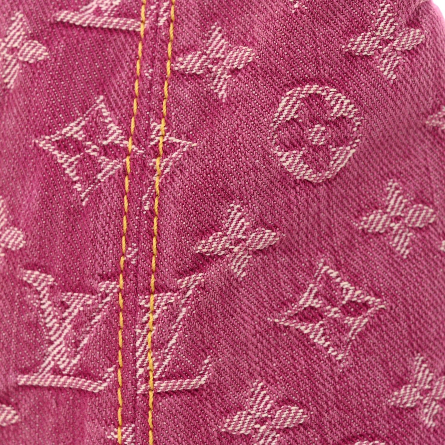 Louis Vuitton Denim Baggy PM Fuchsia 15 of 15