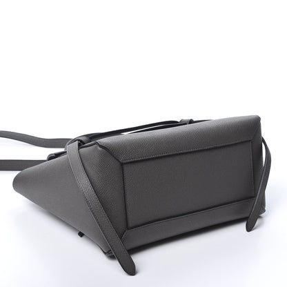 Celine Baby Grained Calfskin Micro Belt Bag Grey 3 of 9