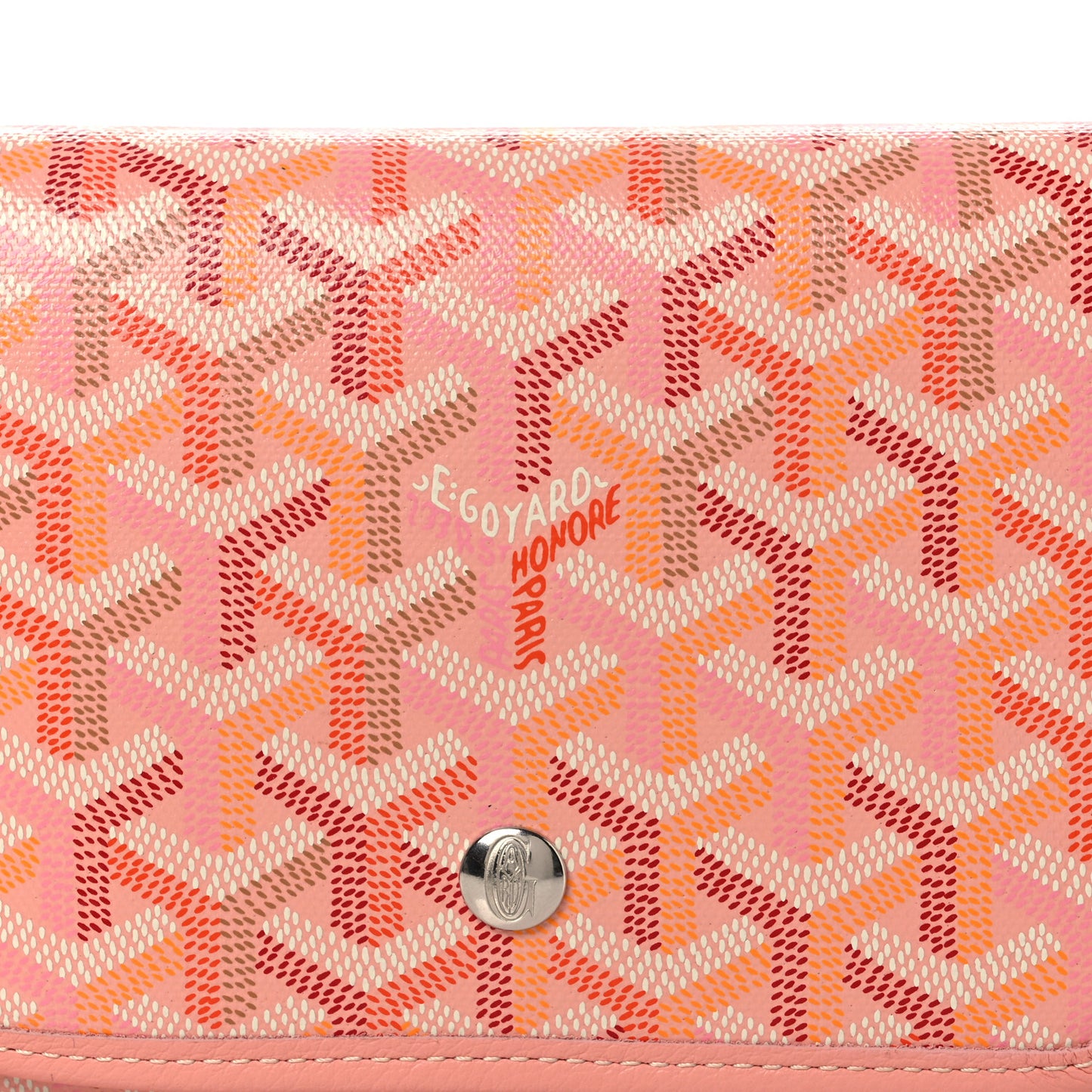Goyardine Plumet Wallet Clutch Powder Pink