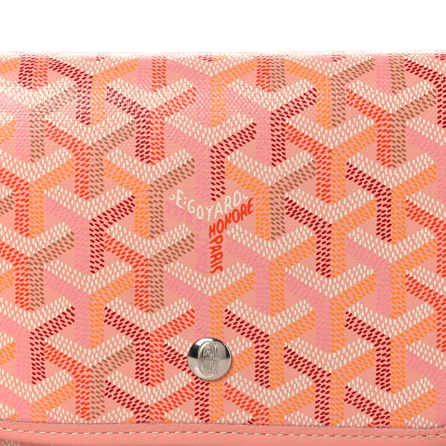 Goyard Goyardine Plumet Wallet Clutch Powder Pink 7 of 11