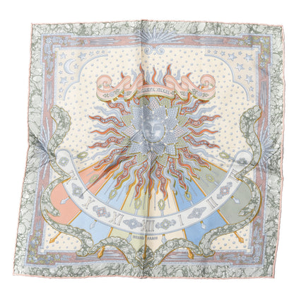 Hermes Silk Carpe Diem Pocket Square 1 of 3