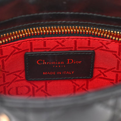 Christian Dior Lambskin Cannage Mini Lady Dior Black 6 of 13