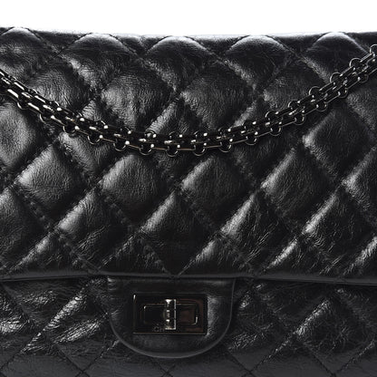 Chanel Aged Calfskin Quilted 2.55 Reissue 226 Flap So Black 9 of 9