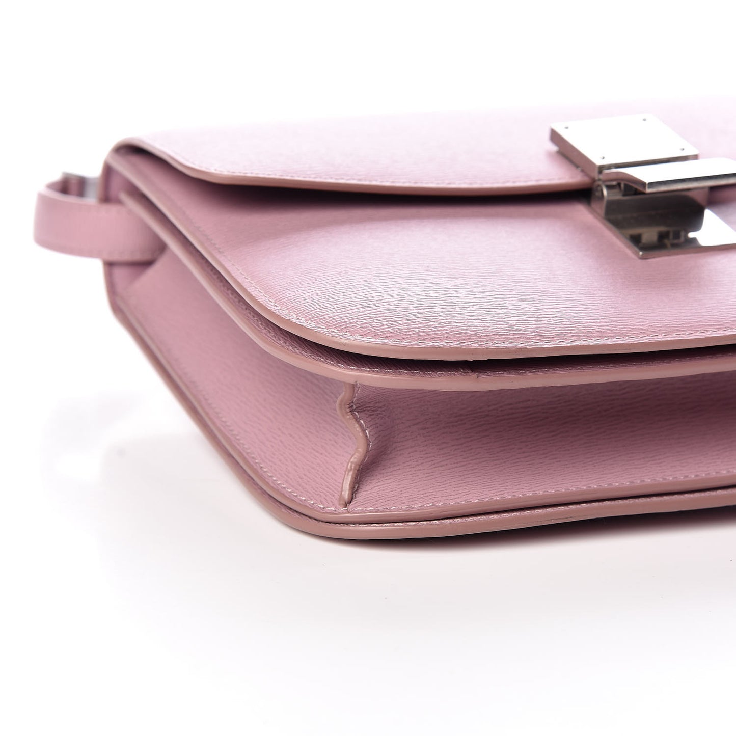 Liege Calfskin Medium Classic Box Flap Bag Antique Rose