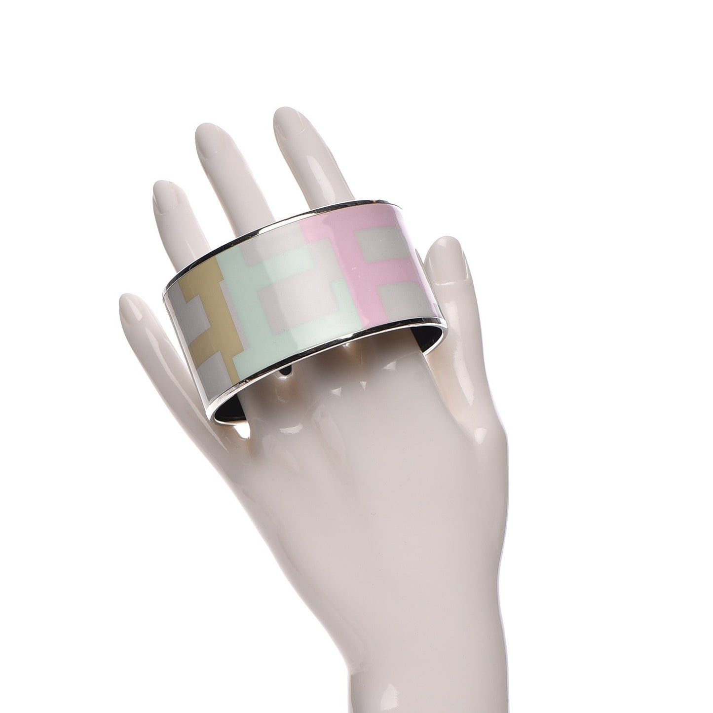 Enamel Printed Extra Wide Capitales Bracelet 70