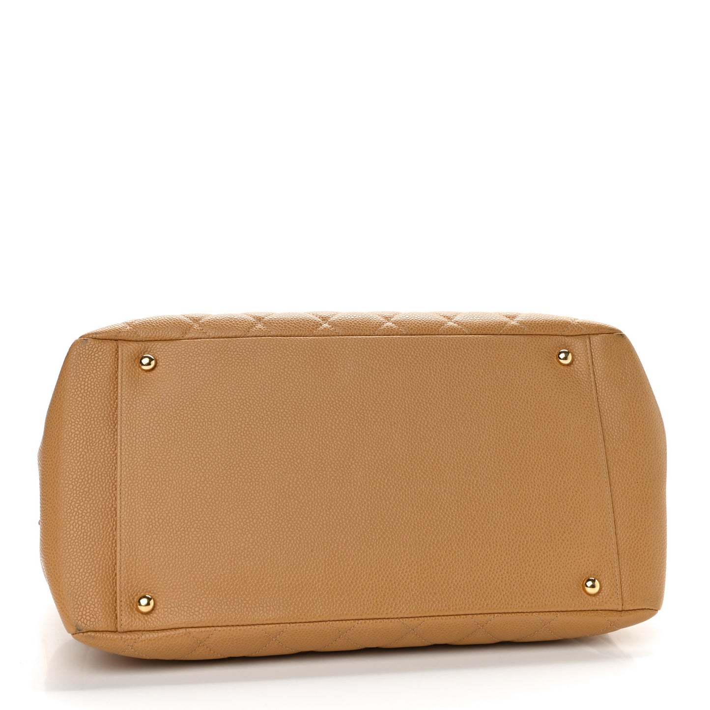 Caviar Quilted Grand Timeless Tote GTT Beige