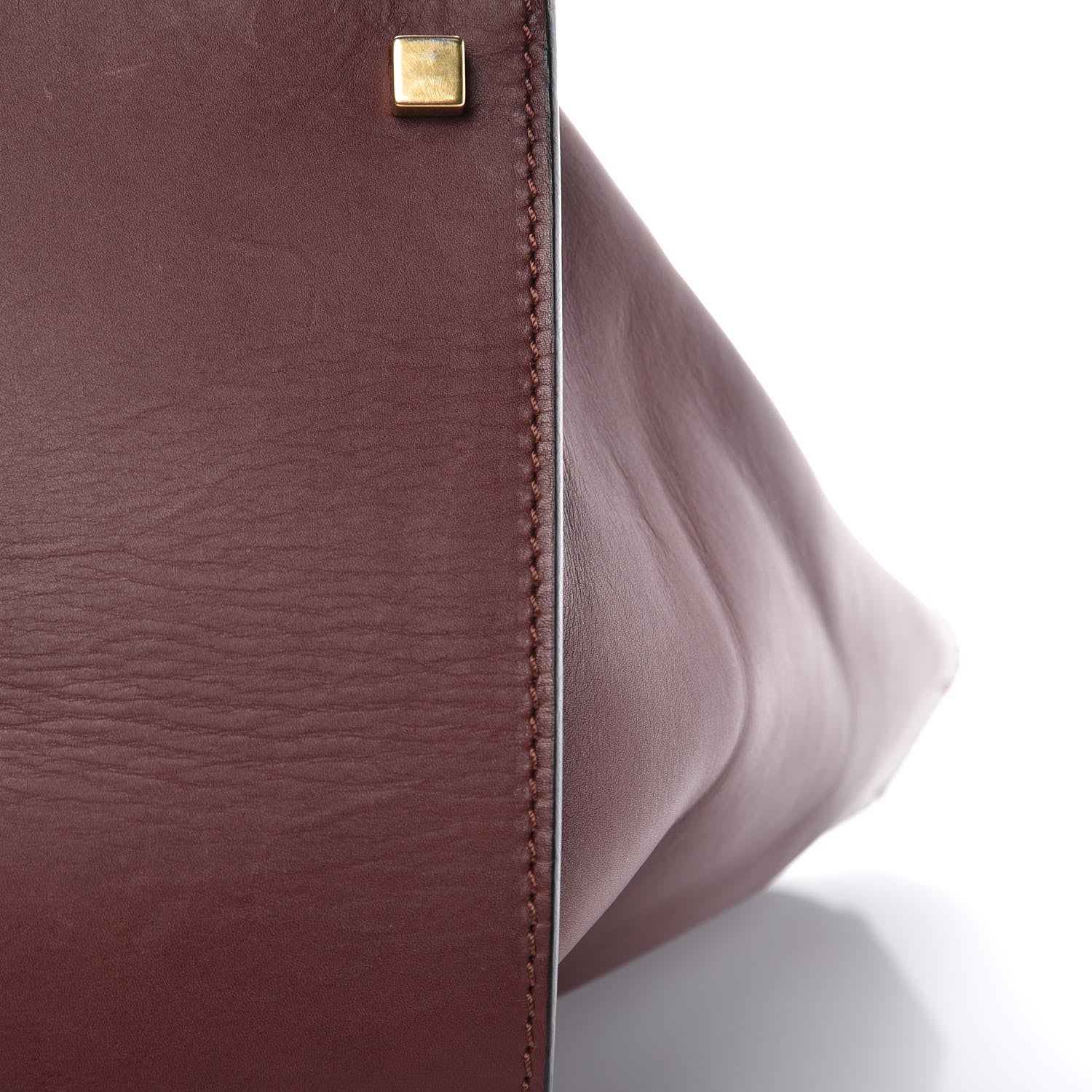 Celine Supple Calfskin Medium Phantom Luggage Burgundy 9 of 13