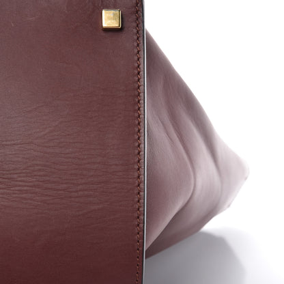 Celine Supple Calfskin Medium Phantom Luggage Burgundy 9 of 13