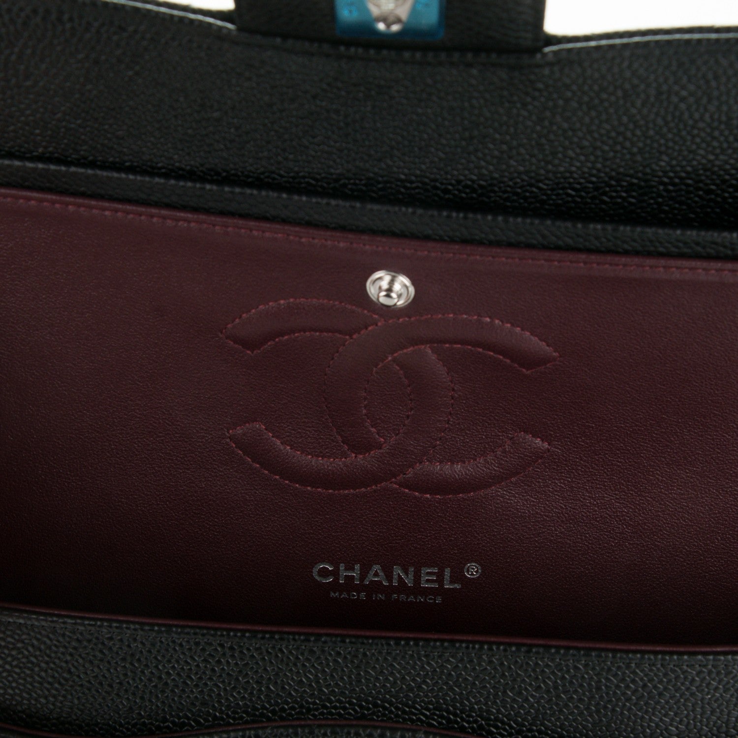 Chanel Caviar Quilted Medium Double Flap Black 6 of 8