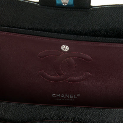 Chanel Caviar Quilted Medium Double Flap Black 6 of 8