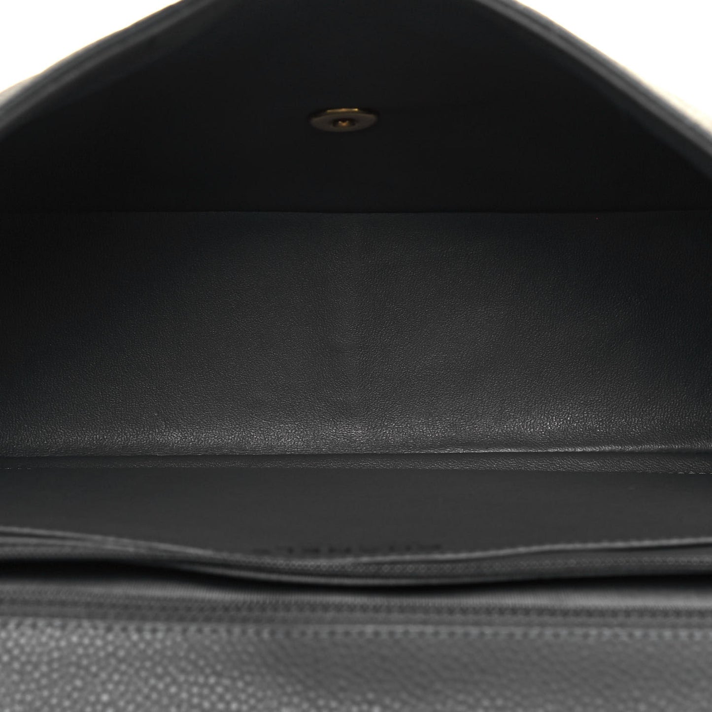 Caviar Quilted Jumbo Single Flap Grey