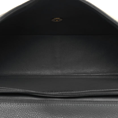 Chanel Caviar Quilted Jumbo Single Flap Grey 7 of 11