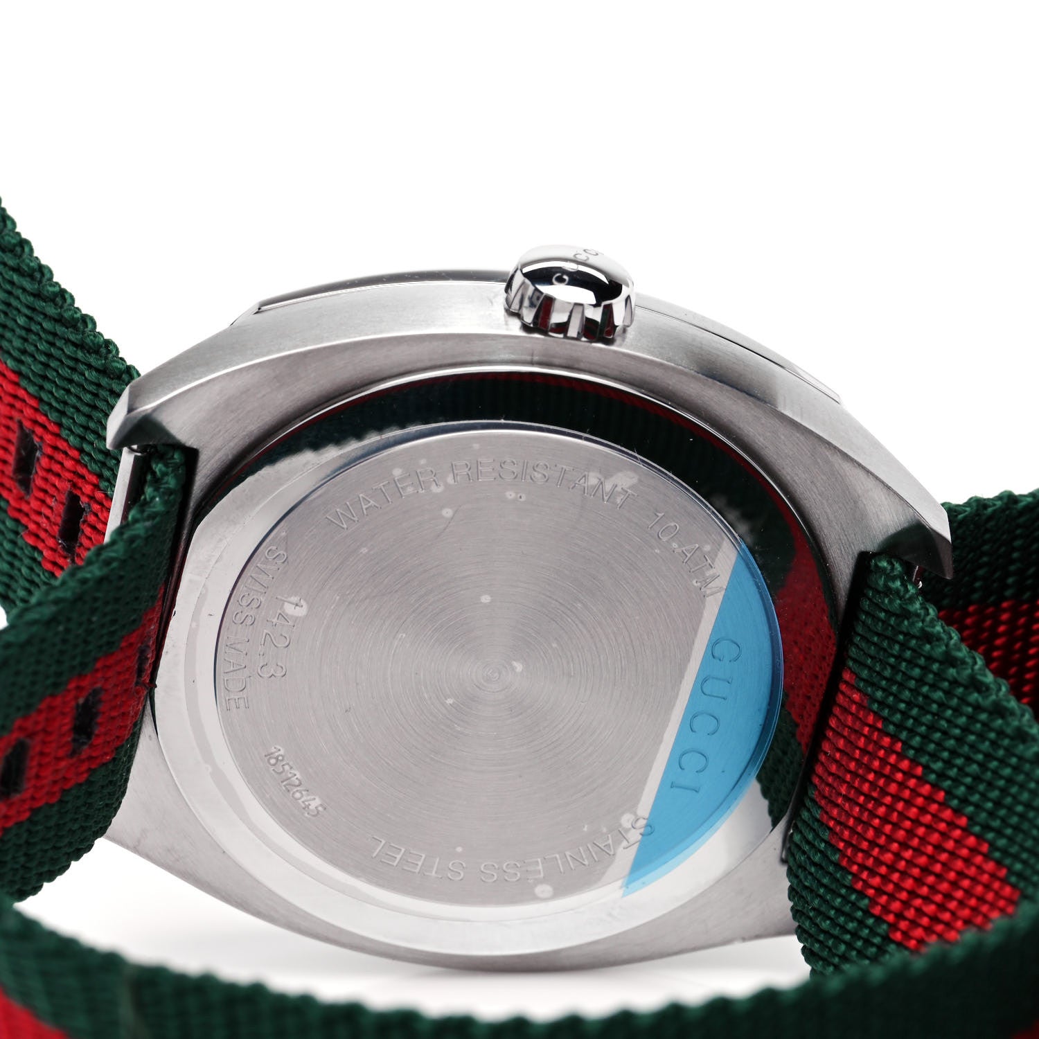Gucci Stainless Steel Nylon 41mm GG2570 Quartz Watch Black 4 of 5