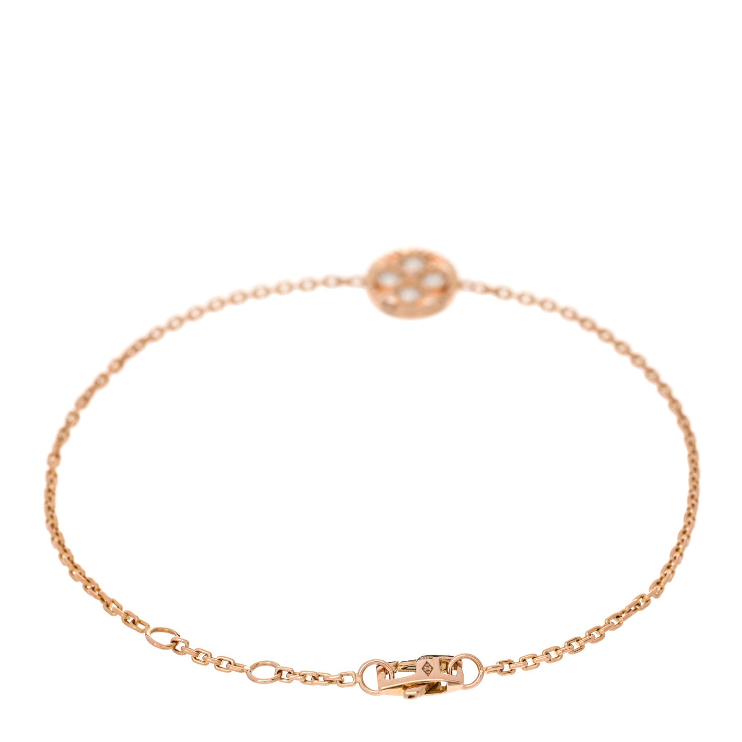 18K Pink Gold Diamond Blossom BB Bracelet