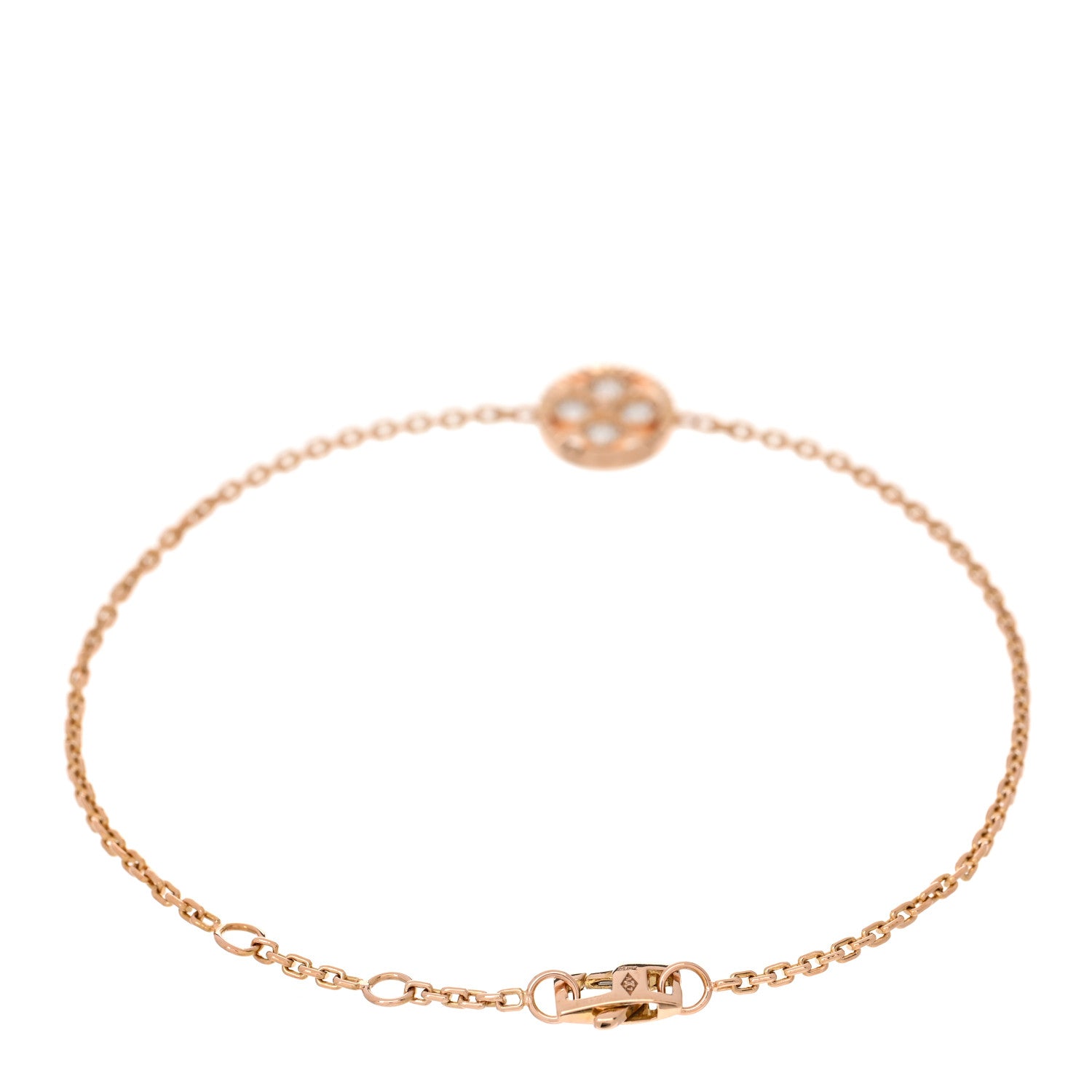 Louis Vuitton 18K Pink Gold Diamond Blossom BB Bracelet 2 of 3